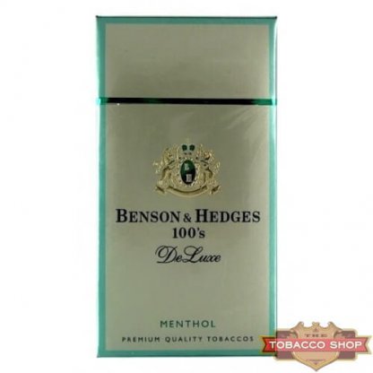 Пачка сигарет Benson & Hedges 100's Menthol DeLuxe USA